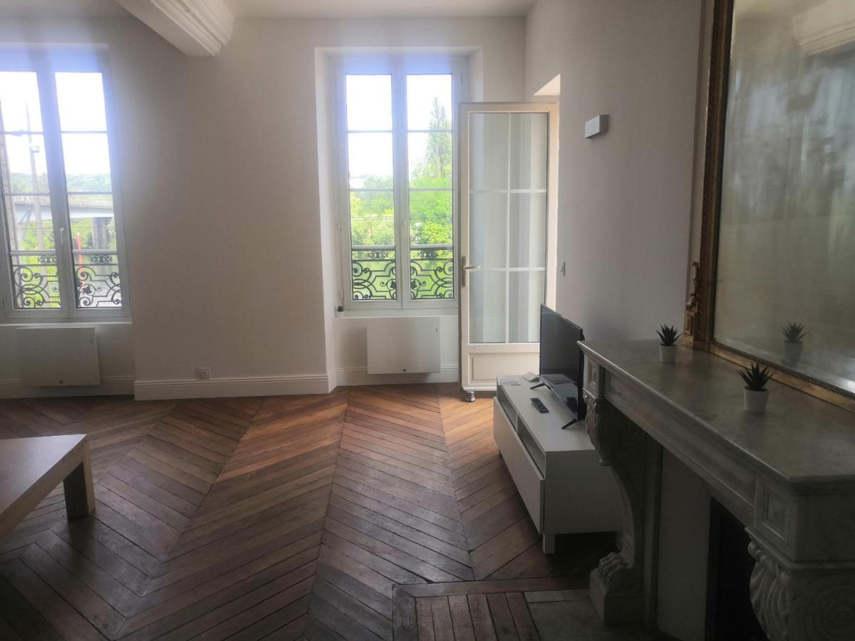 Апартаменты Grand 2P Terrasse Bord De Seine Мант-ла-Жоли Экстерьер фото