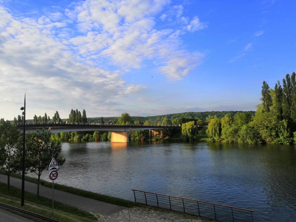 Апартаменты Grand 2P Terrasse Bord De Seine Мант-ла-Жоли Экстерьер фото