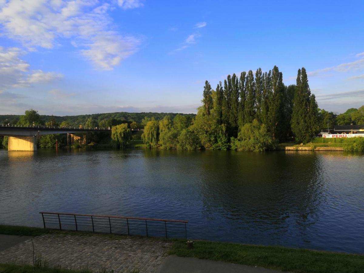 Апартаменты Grand 2P Terrasse Bord De Seine Мант-ла-Жоли Экстерьер фото